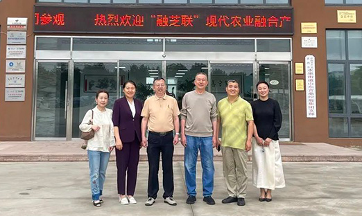 “融芝联”现代农业融合产业园董事长谢宁一行莅临集团参观洽谈，共谋神农架植物胚性干细胞板块合作
